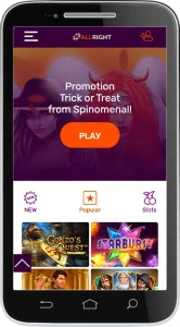 all right casino mobile