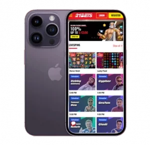 Mobilná verzia 21Bets Casino